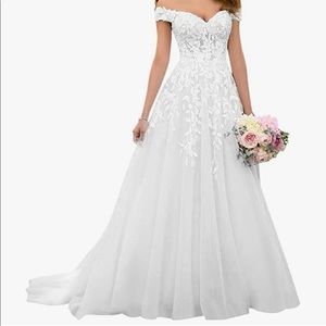 Beautiful wedding gown